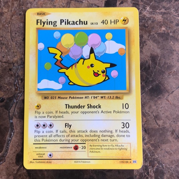 Pokémon Flying Pikachu 2016